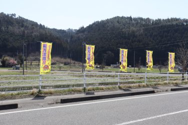 交通安全のぼり旗設置🏳‍🌈